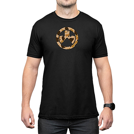 [840815150138] Magpul MAG1527-001-L Raider Camo Icon CVC  Black Cotton/Polyester Short Sleeve Large