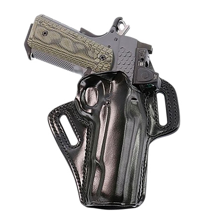 [601299032927] Galco APO212RB APO Strongside/Crossdraw OWB Black Steerhide Fits Kimber 1911 5" Right Hand