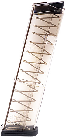[854094005454] ETS Group GLK4312 Pistol Mags  12rd 9mm Luger Compatible w/ Glock 43 Clear Polymer