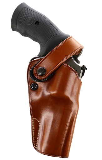 [601299031364] Galco DAO368 DAO Strongside/Crossdraw OWB Tan Steerhide Fits Colt Anaconda 4 1/4" Right Hand