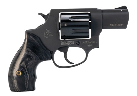 [725327943495] Taurus 2-32723 327 Gentleman's Carry Small 327 Federal Mag 6 Shot 2" Black Polished Barrel, Cylinder  &  Frame, Black Rubber Grip, Transfer Bar Safety, Exposed Hammer