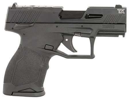 [725327943587] Taurus 1-TX22131-5X13 TX22  Compact Frame 22 LR 13+1 3.60" Black Threaded Barrel, Black Serrated Slide, Black Polymer Frame w/Picatinny Rail, 5 Mags