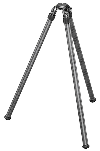 [6940828312166] Leofoto Usa SO-362CX Inverted 2 Section Carbon Fiber Tripod Tripod 5.43"-64.49" High Black Aluminum