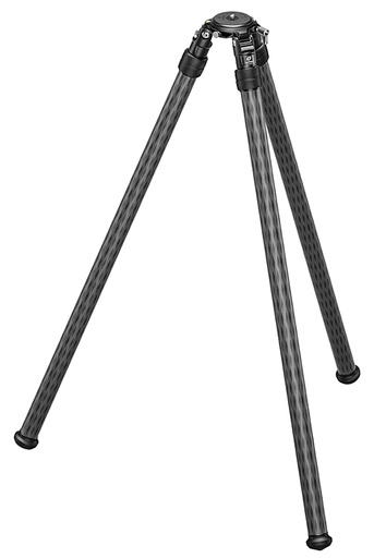 [6940828312463] Leofoto Usa SO-322CX Inverted 2 Section Carbon Fiber Tripod Tripod 6.30"-63.98" High Black Aluminum