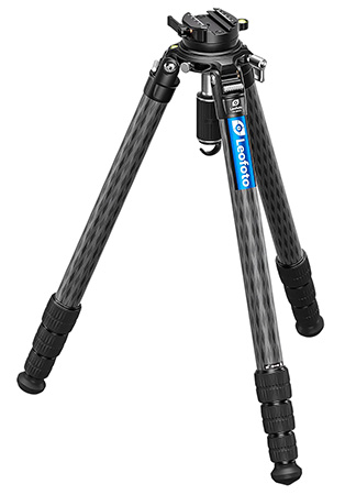 [6940828312722] Leofoto Usa LM-364CX+YB-75LRC  Carbon Fiber Tripod Black