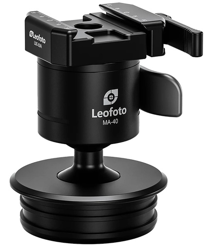 [6940828313446] Leofoto Usa MAB-75X MAB-75X Ball Head Black Aluminum