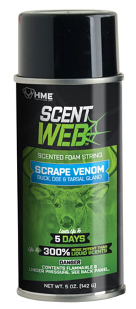 [755234100711] HME SWSCRPVEN Scent Web Scrape Venom Buck, Doe  &  Tarsal Gland Cover Scent 5 oz. Aerosol