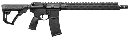 [815604018456] Daniel Defense 0212802081047 DDM4 V7 5.56x45mm NATO 30+1 16" Threaded Barrel w/Flash Suppressor, Black Hard Coat Anodized Receiver, 6 Position Stock w/SoftTouch Overmolding