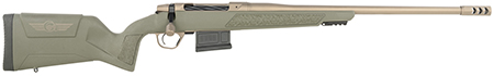 [840290528613] Christensen Arms 8011505500 Evoke Hunter 25 Creedmoor 4+1 22" Smoked Bronze Cerakote Threaded Barrel, Smoked Bronze Cerakote Drilled  &  Tapped Receiver, OD Green Fixed Synthetic Stock
