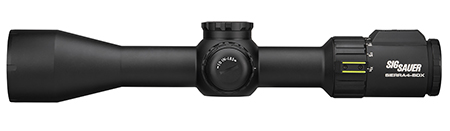 [798681700639] Sig Sauer Electro-Optics SOSBDX4411 Sierra4 BDX Black 4-16x44mm 30mm Tube Illuminated BDX-R2 Ballistoc w/194 LEDS Reticle