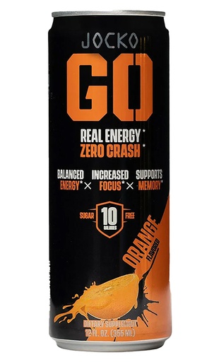 [860005339201] Jocko Fuel 33920 Orange Energy Drinks 12oz 12Pack