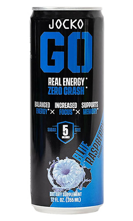 [810076291199] Jocko Fuel 29119 Blue Rasberry Energy Drinks 12oz 12Pack