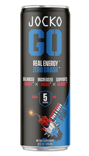 [810076297774] Jocko Fuel 29777 Nitro Pop Energy Drinks 12oz 12Pack