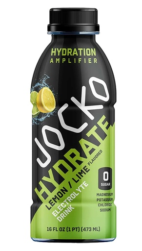[810076292656] Jocko Fuel 29265 Lemon Lime Hydrate Drink 16oz 12Pack