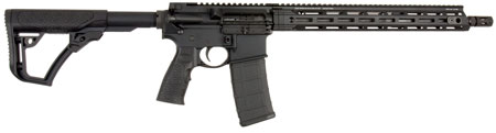 [815604018463] Daniel Defense 0212802081055 DDM4 V7 *CA Compliant 5.56x45mm NATO 16" 10+1 Black Hard Coat Anodized 6 Position w/SoftTouch Overmolding Stock