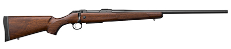[806703077208] CZ-USA 07720 600+ American 308 Win 5+1 20" Black Nitride Threaded Barrel, Black Nitride Steel Drilled  &  Tapped Receiver, Turkish Walnut Fixed Stock