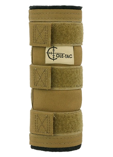 [638362939821] Cole-tac MP102 Metal Python Suppressor Cover Fits 6" Long Coyote Brown