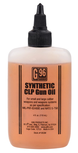 [616774105317] G96 1053 Synthetic Lube  4 oz Squeeze Bottle