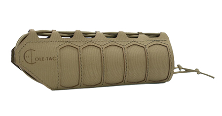 [709750015219] Cole-tac HG102 SD Handguard Wrap No Slots Coyote Brown Squadron 6.5" Long