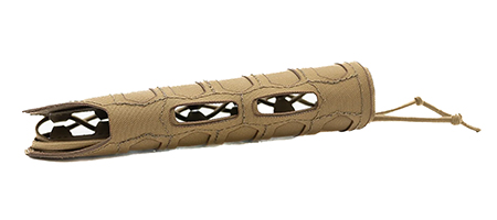 [709750015363] Cole-tac HG202 SD Handguard Wrap W/ Slots Coyote Brown Squadron 6.5" Long