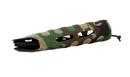 [709750015400] Cole-tac HG208 SD Handguard Wrap W/ Slots M81 Woodland Squadron 6.5" Long