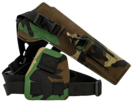 [709750015479] Cole-tac VW106 Varmint Wrangler Pistol Holder M81 Woodland Right Hand