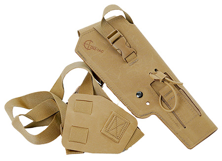 [709750015660] Cole-tac VW112 Varmint Wrangler Pistol Holder Coyote Brown Right Hand