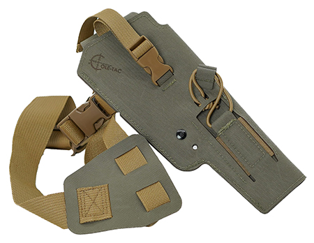 [709750015745] Cole-tac VW214 Varmint Wrangler Pistol Holder Ranger Green Left Hand