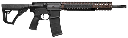 [815604015547] Daniel Defense 0208806027011 DDM4 M4A1 5.56x45mm NATO 30+1 14.50" Threaded Barrel, Black Hard Coat Anodized Receiver, 6 Position Stock w/SoftTouch Overmolding, Flat Dark Earth Handguard