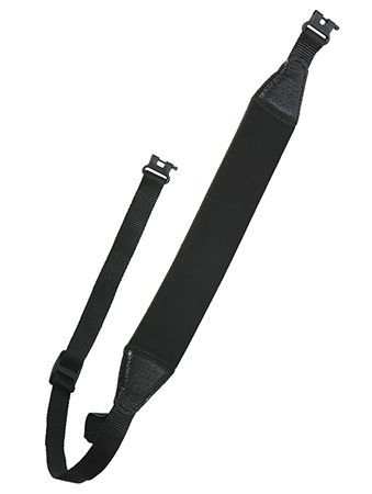 [051057900638] Outdoor Connection NDS90063 Elite Sling Black Leather/Neoprene Adjustable Rifle/Shotgun