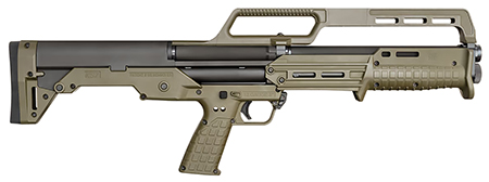 [640832011449] Kel-Tec KS7GRN-GEN2 KS7 G2 Bullpup Frame 12 Gauge Pump 3" 6+1 18.50" Black Steel Barrel, Green Receiver, M-LOK, Green Polymer Stock  &  Grip