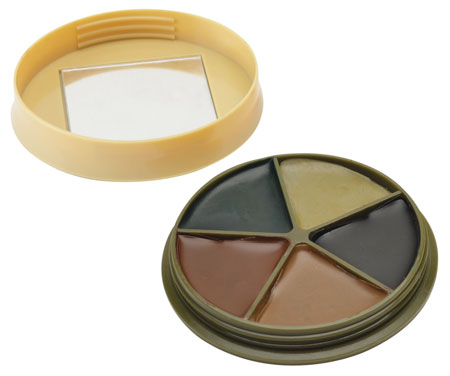 [888151014790] HME CMOFP5 Camo Face Paint Kit Black/Brown/Green/Sand/Light Green