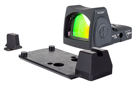 [719307622753] Trijicon 700817 RMR Dual Defense Cerakote Black 1x 3.25 MOA Red Dot Reticle Fits Sig Sauer M17/18