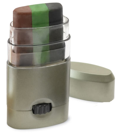 [888151014813] HME CMOFPDS Camo Face Paint Stick Black/Brown/Dark Green