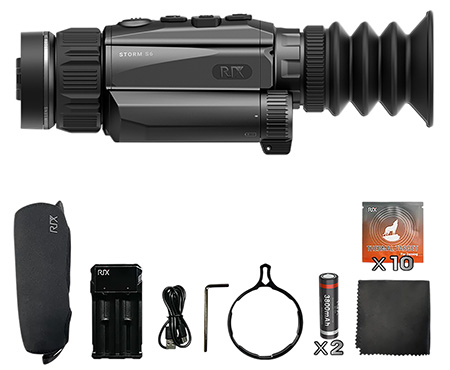 [850042107713] Rix Optics  (visir Inc) RIXSTORMS6R Storm S6  Thermal Black 50mm 2x Zoom 640x512, 12 Microns 50 Hz Resolution