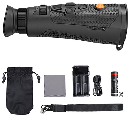 [850042107676] Rix Optics  (visir Inc) RIXTITANT6 Titan T6  Thermal Black 35mm 640x480, 12 Microns 50 Hz Resolution Zoom 2.2x