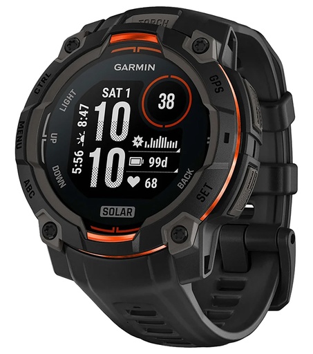 [753759339500] GAR 010-02934-00    INSTINCT 3 45MM SOLAR BLK/CHAR