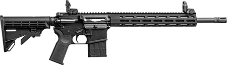[850050173014] Tippmann Arms A101332 M4 Magnum Elite MSR 22 WMR 10+1 16" Black Parkerized Threaded Barrel, Matte Black Receiver w/Picatinny Rail Aluminum Receiver, M-LOK Handguard, Black Adj CAR15 Polymer Stock, Bla