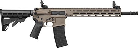 [857253008389] Tippmann Arms A101164 M4 Elite MSR 22 LR 25+1 16" Black Parkerized Threaded Barrel, Flat Dark Earth Aluminum Receiver w/Picatinny Rail, M-LOK Handguard, Black Adj CAR15 Polymer Stock, Black Gen2 Grip,