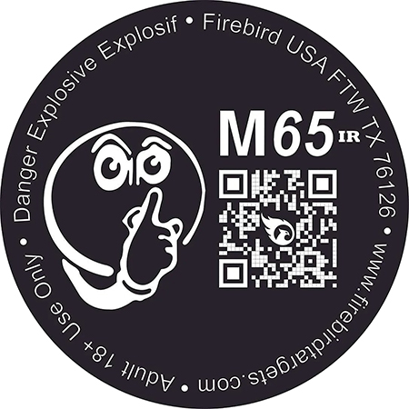 [198715243437] Firebird USA M65IR M65IR  Moving Trajectory/Static Impact Enhancement Flash/Smoke/Sound Universal Firearm 65mm 10 Targets