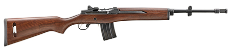 [736676058945] Ruger 5894 Mini-14 Ranch 50th Anniversary Limited Edition 5.56 NATO 20+1 18" Blued Threaded Barrel, Blued Steel Drilled  &  Tapped Receiver w/Integral Scope Mount, Walnut Fixed Stock, Flash Suppressor