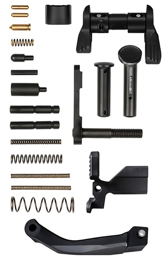 [850062094147] Rise Armament 12003ADV Premium Lower Parts Kit Black Aluminum