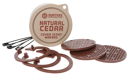 [021291010233] Hunters Specialties HS-01023 Scent Wafers  Cover Scent Natural Cedar Scent Wafer