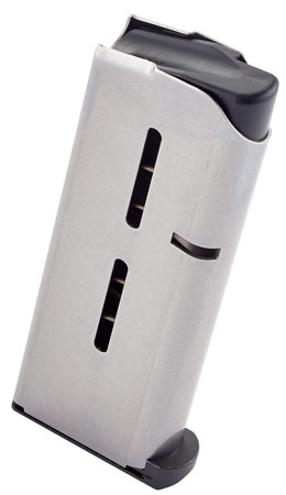[874218002374] Wilson Combat 47OXC 1911  7rd Detachable w/ Standard Floor Plate 45 ACP Fits 1911 Officer Stainless Steel