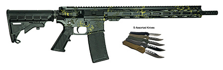 [638457790863] GLFA GL15 LBLK-RIFLE  BUNDLE 223 RIFLE  LICHEN-BLK