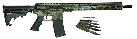 [638457790870] GLFA GL15 LGRN-RIFLE  BUNDLE 223 RIFLE  LICHEN-GRN