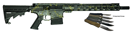 [638457790894] GLFA GL10 LBLK-BUNDLE 308 AR10   RIFLE  LICHEN-BLK