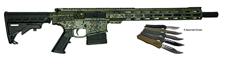 [638457790900] GLFA GL10 LGRN-BUNDLE 308 AR10   RIFLE  LICHEN-GRN