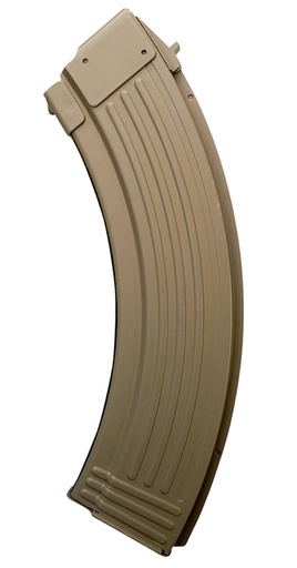 [810091157503] Global Ordnance LLC 810091157503   40rd 7.62x39mm Fits AK-47 FDE Steel