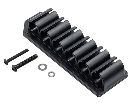 [874218003593] Wilson Combat SGSSU6 SideSaddle  Rem 870/1100/1187 6rd Black Polymer w/Aluminum Mounting Plate